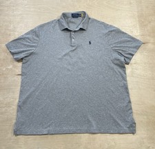 Polo Ralph Lauren Mens Polo Shirt Classic Fit Gray Size XL