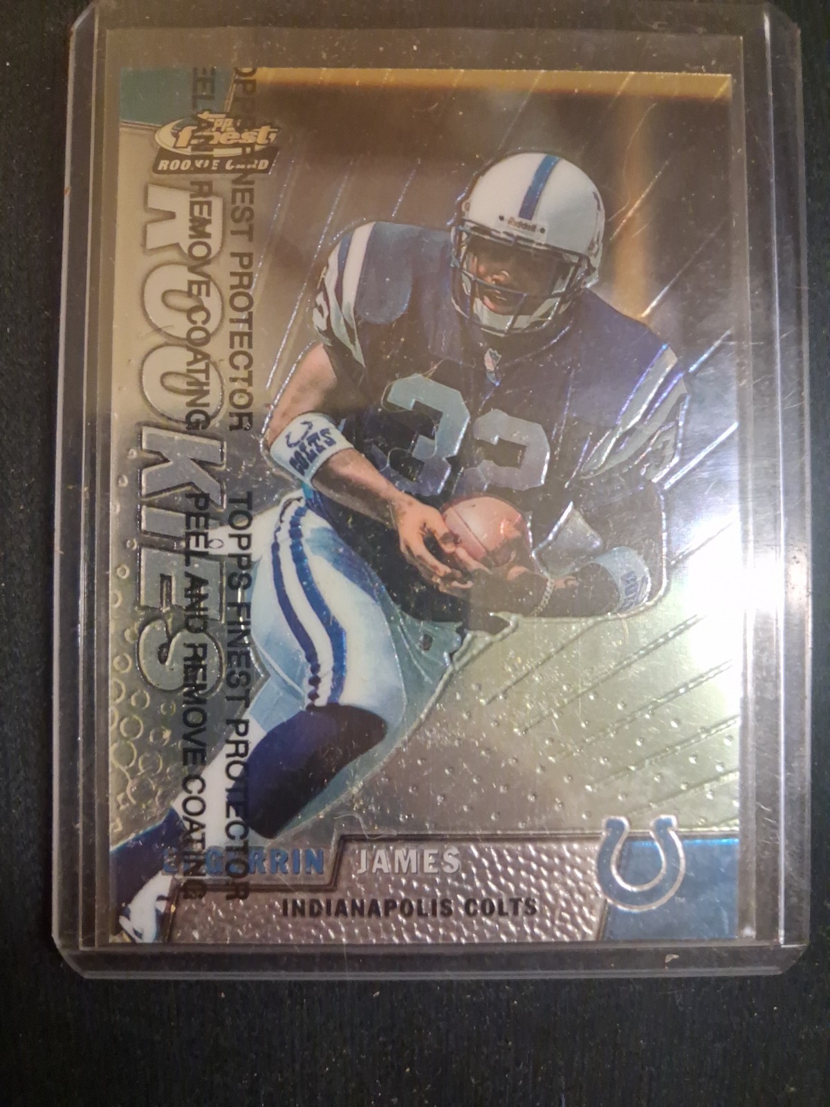 1999 Topps Finest - Rookies Edgerrin James #152 (RC)