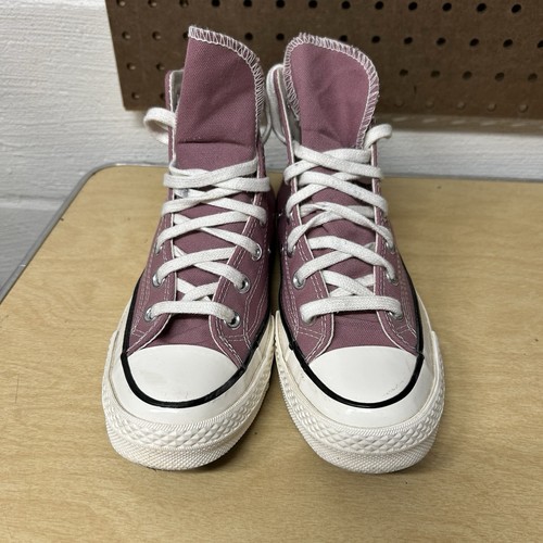 Zapatillas deportivas Converse Chuck 70 Hi para hombre 5 mujeres 7 rosa Aura 172683C - Imagen 3 de 9