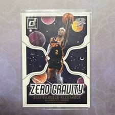2024-25 Donruss #2 Shai Gilgeous Alexander Zero Gravity Gold Press Proof