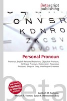 Lambert M. Surhone (U. A.) | Personal Pronoun | Taschenbuch | Englisch (2026)