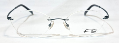 Flair 5003 COL 378 S rahmenlose Cat-Eye Damenbrille 52/17 140 made in Germany