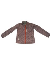 LL Bean Childrens Quilted Jacket Medium 10-12 read