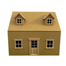 Wherry Cottage Dolls House Kit (Unpainted) | Minimum World
