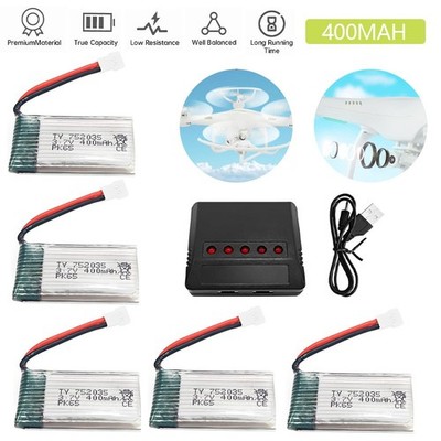 5 Stk 3.7V 400mAh Akku 51005 Molex Stecker Für H99W H31 H6C H98 AT-96