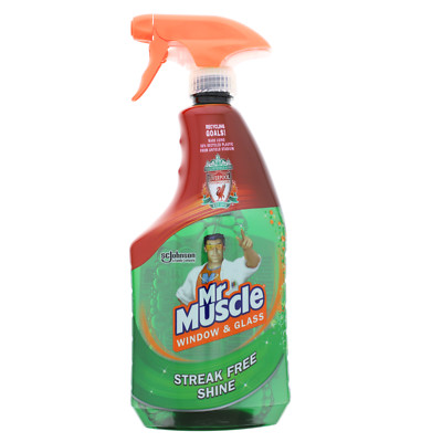 Mr Muscle Fenster- und Glasreiniger Spray für streifenfreien Glanz 750ml