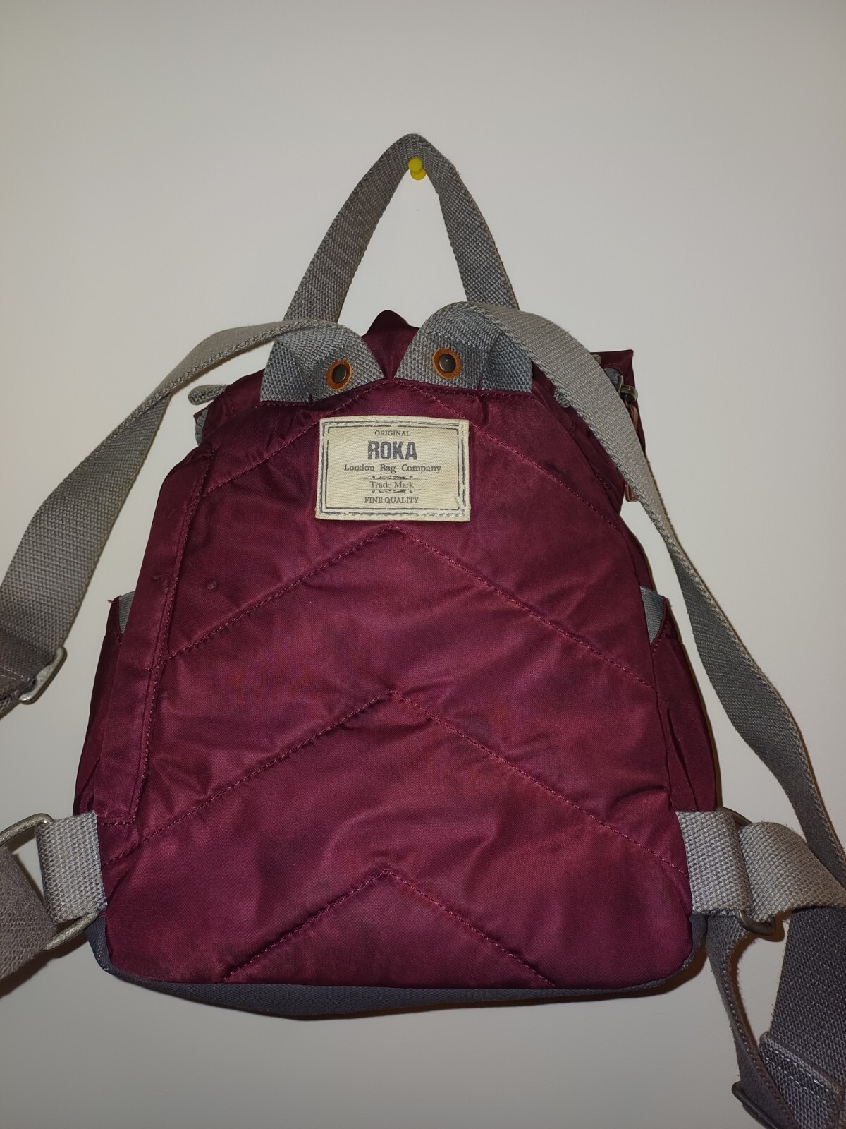 Roka Backpack CANFIELD B PLUM RECYCLED NYLON eBay