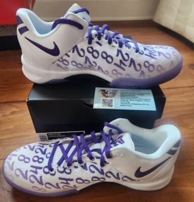 シューズ(男性用) Nike Kobe 8 Protro White and CourtPurple Nike Kobe 8 Protro Court Purple Men's - FQ3549-100 - US