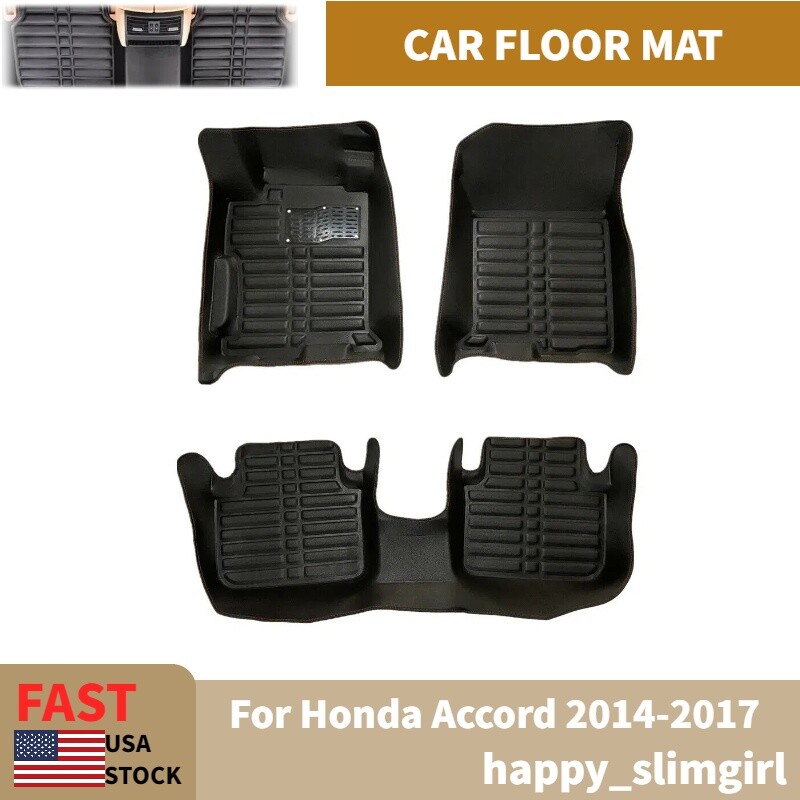 2014-2017 Honda Accord Front Floor Mats - Dustproof Custom Fit Car Liners