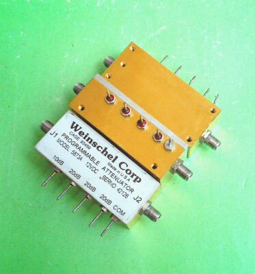 1pc    5873A 70dB DC-4GHz 12V RF   ESC Programmable Step Attenuator #F7