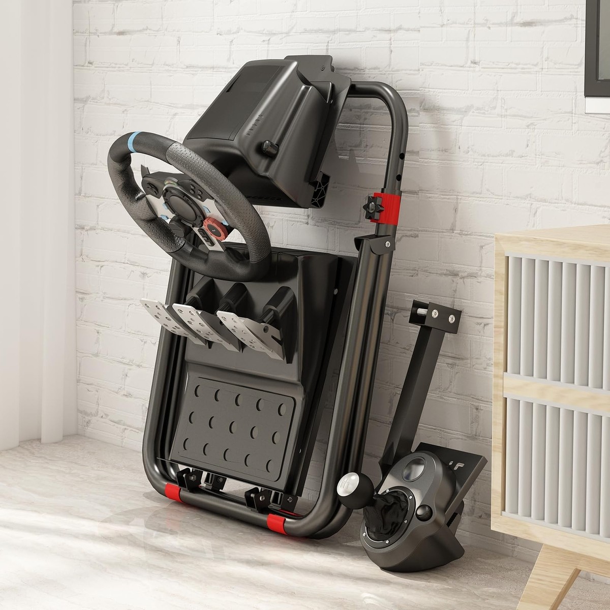 DIWANGUS Racing Wheel Stand Foldable Racing Simulator Cockpit