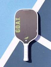 GOAT Control Pickleball Paddle Carbon Fiber Surface CFS 16 mm Neon Green