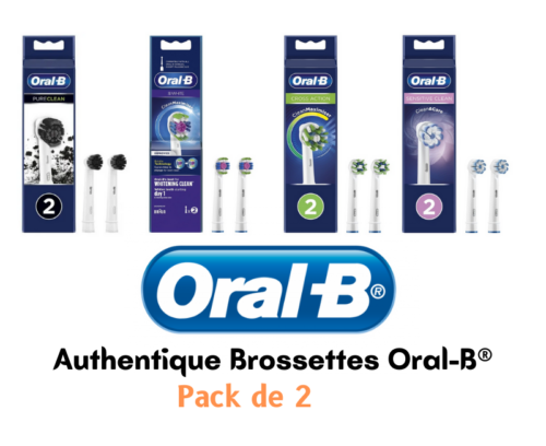 Lot 2 têtes ORAL-B Brossettes Rechange Brosse à dents électrique 4 Modèles choix - Afbeelding 1 van 8
