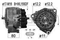 ERA Lichtmaschine Generator 80A 28V FüR Mercedes-Benz Vario Kasten/Kombi