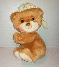 Fisher Price Teddy Beddy Bear Sleepytime Bear Plush No Shirt or Blanket 1985
