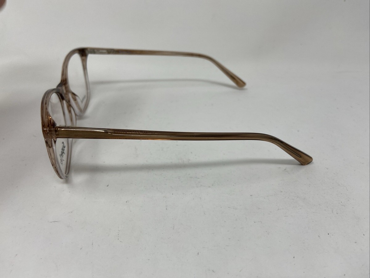 SUPERFLEX EYEWEAR SF-566 S302 51-17-135 BROWN CRYSTAL FLEX HINGE