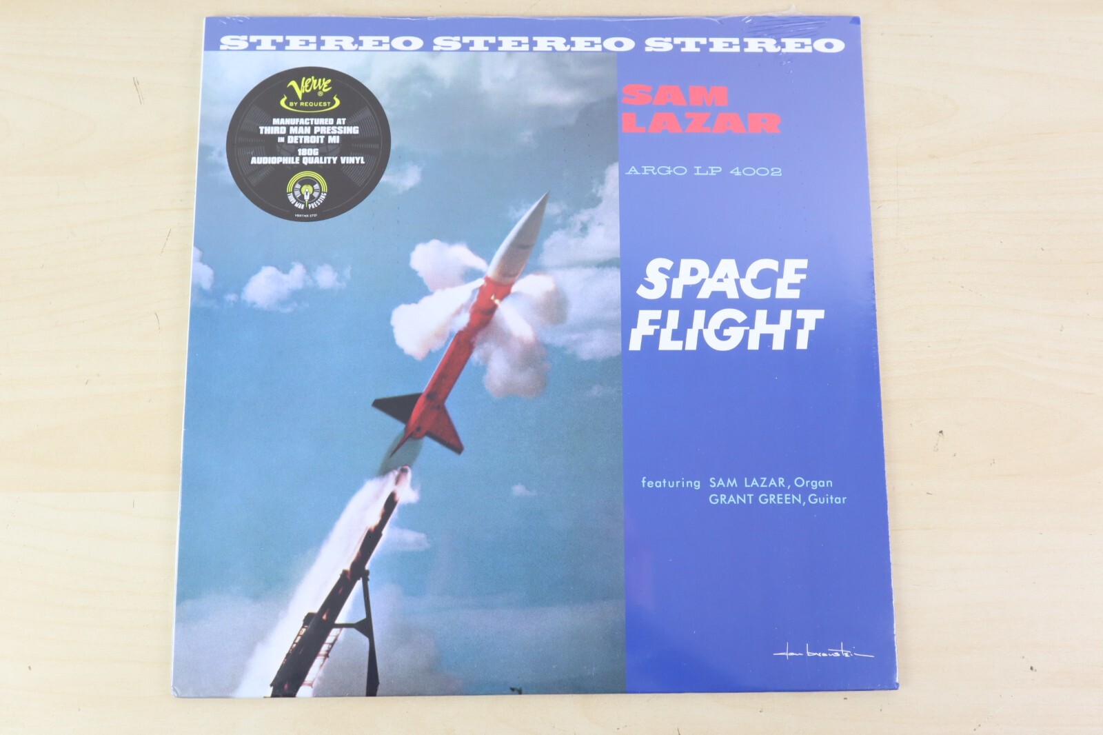 Sam Lazar – Space Flight LP Vinyl 2024 US Reissue 180G SEALED MINT Soul-Jazz