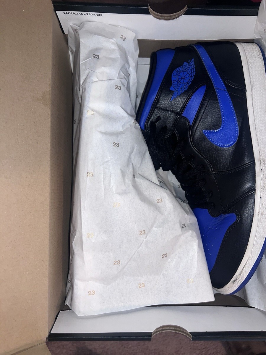 あ*か様 Nike Air Jordan 1 Mid Hyper  2 Jordan 1 Mid Black Hyper Royal for Sale | Authenticity