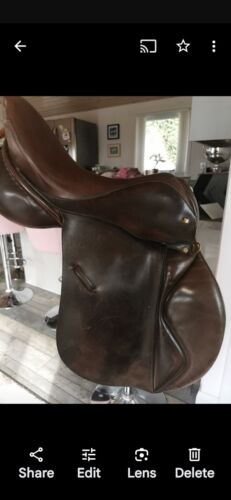 17.5 Symonds Olympus GPSaddle Brown M Wide in Very Good Condition