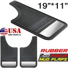 19*11" 2pcs Heavy Duty Rubber Mud Flaps for Pickup Trucks Car Van Splash Guards