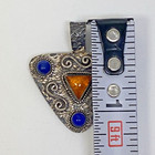 925 Sterling  Silver citrine lapis  Pendant — photo 5