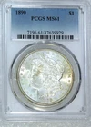 1890 P Morgan Silver Dollar PCGS MS61 Bright & Frosty PQ! Just Graded #E311C