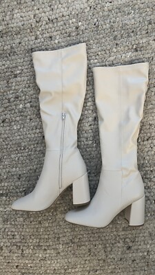 Steve Madden Stiefel Ecru 39