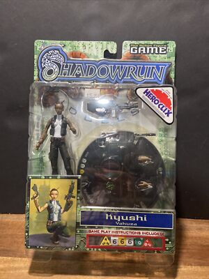 Hero Clix Shadowrun Duels Action Figure Kyushi Yaku Wizkids Game Accessories NEW