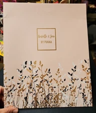 3 Pukka Pad Rochelle & Jess 3-Hole Punched 2-Pocket Portfolio Folder Pink & Gold