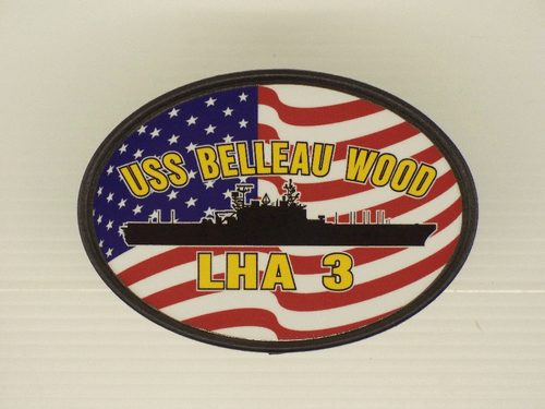 USS BELLEAU WOOD LHA 3 Hitch Cover Military USN U S Navy - Bild 4 von 4