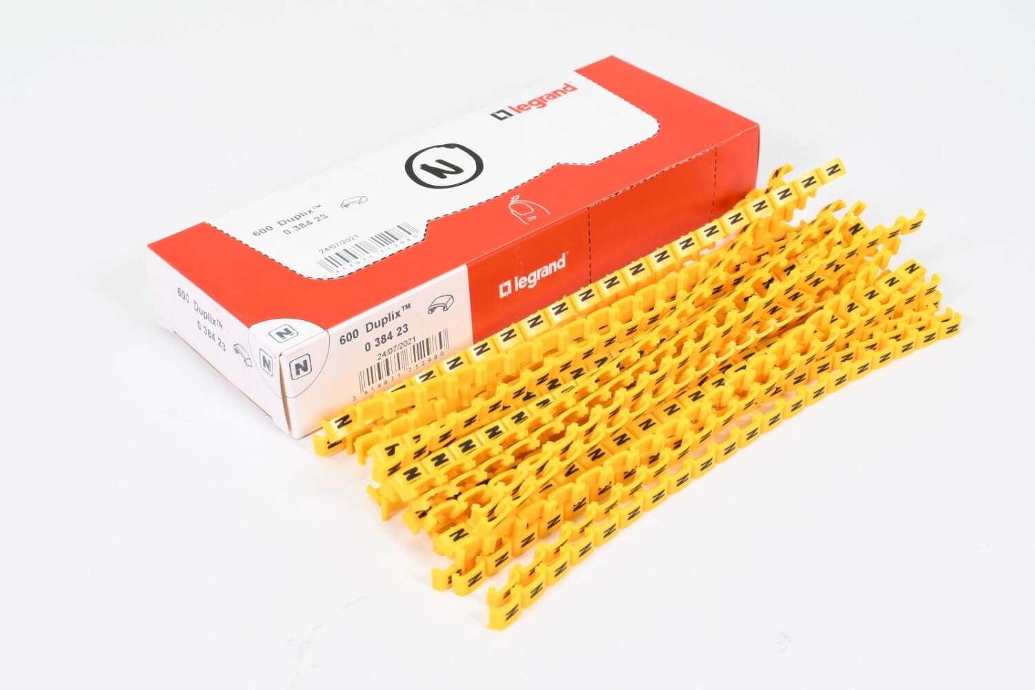 LEGRAND 038423, Marking system Duplix labels ""N"", (1PU=599Pcs.)