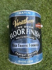 Varathane 1 Gallon Water-Based Interior Polyurethane Crystal Clear Satin