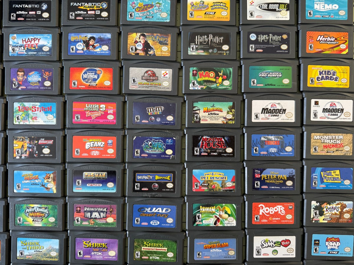 Nintendo Gameboy Advance GBA Games - BUILD YOUR LOT Pick Choose