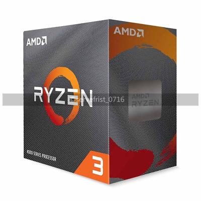 AMD Ryzen 3 4100 4-Core, 8-Thread Desktop Processor with Wraith Stealth Cooler