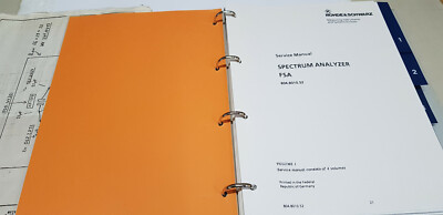 Rohde & Schwarz FSA Spectrum Analyzer Service Manual Band I