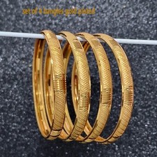 Indian Jewelry Bollywood Ethnic Bangles Bracelet 22k Gold Plated Bridal