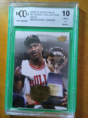 Graded 10 MINT NBA Basketball Michael Jordan Card Upper Deck | eBay
