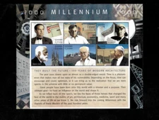 Ghana 2001 - Architects - Sheet of 6 Stamps - Scott #2211 - MNH