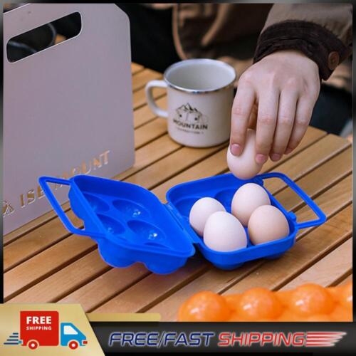 6-Grid Camping Egg Box Shockproof Portable Egg Container Keep Fresh Case (Blue) - Picture 1 of 9