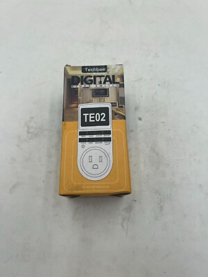 (QTY 1) Techbee Digital Timer Switch Up To 20 Settings TE02