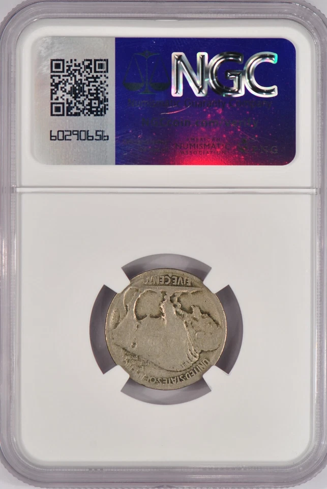 1915 S Buffalo Nickel NGC VG 8 VG08 Key Date Coin 5C - Image 2 of 2