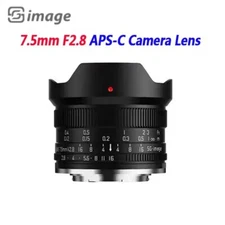 SGimage 7.5mm F2.8 APS-C Wide Angle Fisheye Lens for Canon Nikon Sony Fuji M4/3 