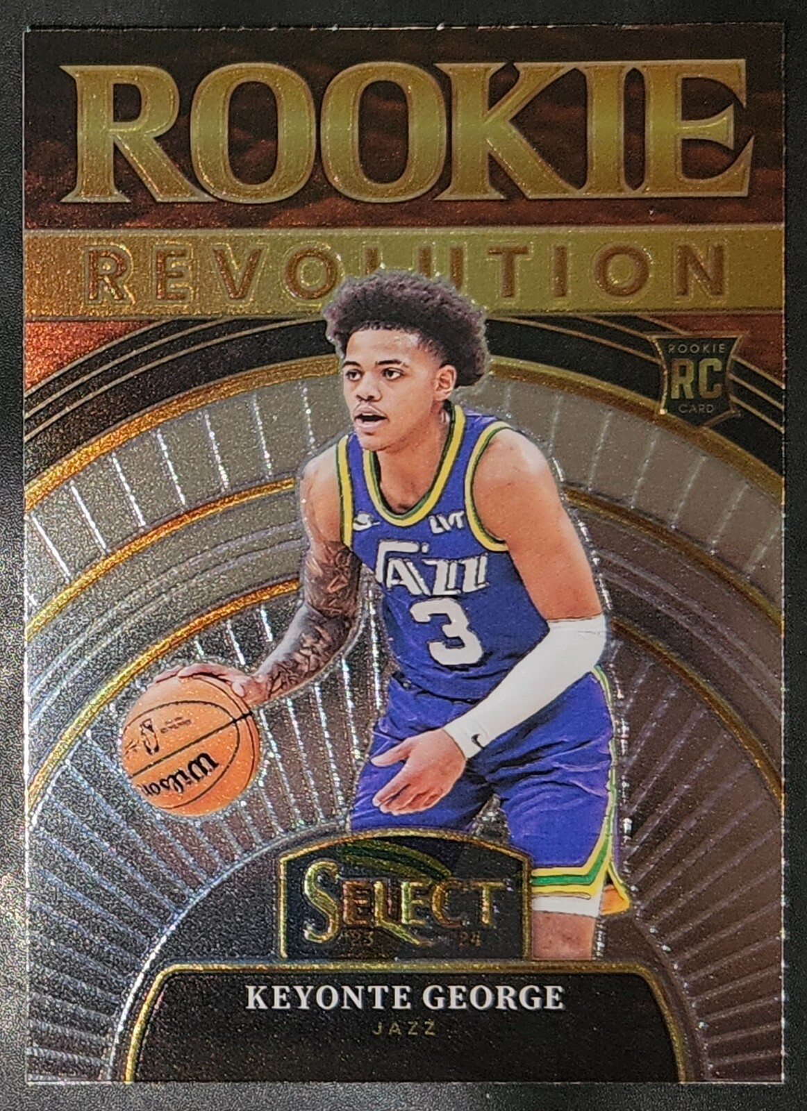 Keyonte George 2023-24 Panini Select ROOKIE REVOLUTION Rookie Insert Card (no.2)