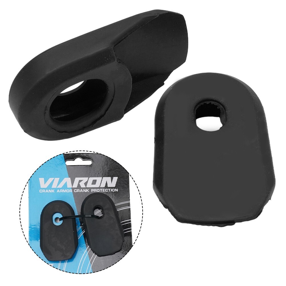 2-teiliger Silikon Kurbelschutz Für Fahrräder - Stoßfestes Pedalarm Zubehör
