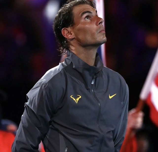 Nike - Rafa Nadal men's tennis jacket (blue) - buy it at the Keller Sports online shop