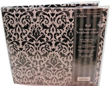 Custom Predesigned Wedding Scrapbook Album with Refill Pages 8x8" 575233 NEW