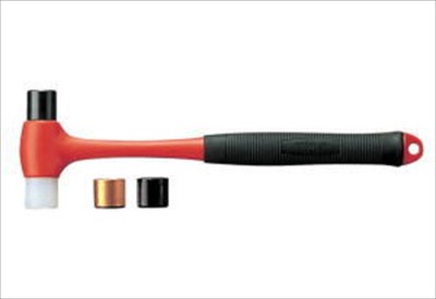 ANEX Replacement Hammer with Head Iron 2 Plastic Brass M Size No.9008