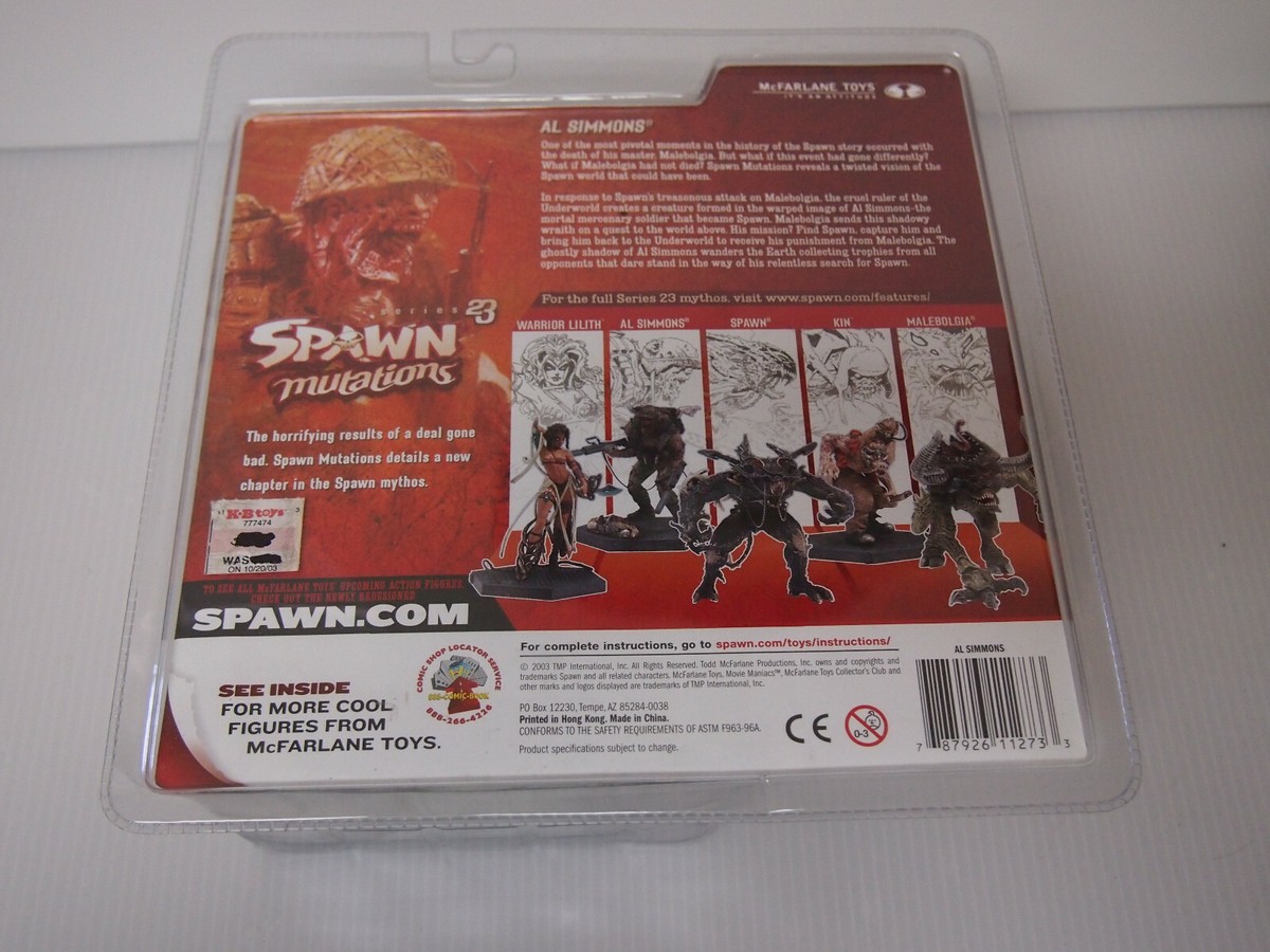 スポーン SPAWN AL SIMMONS KK233 McFarlane Toys Al Simmons