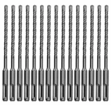 SDS Plus Rotary Hammer Drill Bit Set 5/32"X6" Carbide Drill Concrete Rock-15Pcs