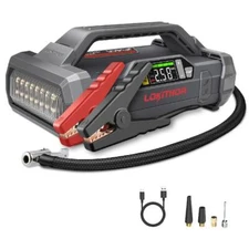Lokithor JA401 3750A 12V Lithium Battery Jump Starter with 150PSI Air Compressor